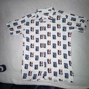 AALIYAH Photo-Print Short Sleeve Men’s Shirt